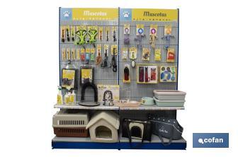 Display stand for pet products  - Cofan