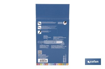 Expositor de cúteres antideslizantes | Incluye 12 cúteres de ABS| Disponible en diferentes medidas - Cofan