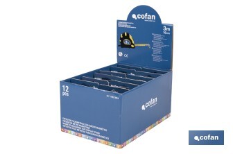 Expositor para flexómetros magnéticos de Cofan | Incluyen los flexómetros | Varias medidas y capacidades - Cofan