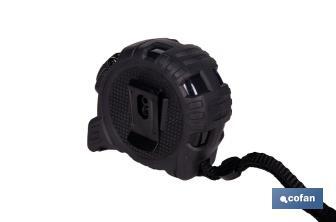 Expositor para flexómetros con hoja de nylon negra y doble cara de Cofan | Incluyen los flexómetros | Varias medidas y capacidades - Cofan