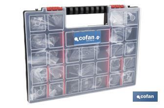 O-rings (inches) plastic box - Cofan