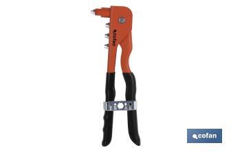 Standard rivet gun | For rivets from Ø2.4 to Ø4.8mm | Suitable for all types of rivets - Cofan