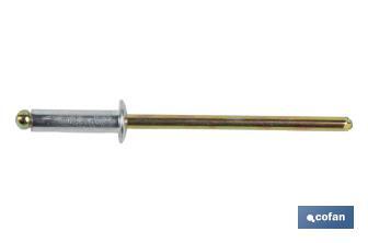 Rivets acier protection zinguée - Cofan