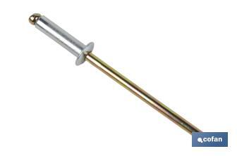 Rivets acier protection zinguée - Cofan