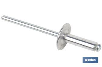 Standard aluminium rivets with wide head - Cofan