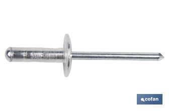 Rivets Unigrip leure grande - Cofan