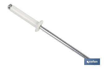 Rivets alu standard blanc - Cofan