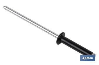 Rivets alu standard noir - Cofan