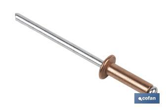 Rivets cuivre - acier - Cofan