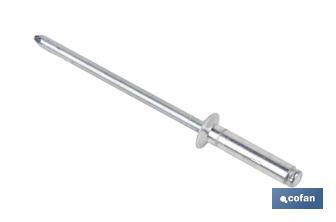 Rivets fraises alu standard 120º - Cofan