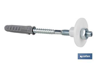 Conjunto de 2 peças de parafusos com porca de ferro | Adequados para lavatório | Disponível em dois tamanhos - Cofan
