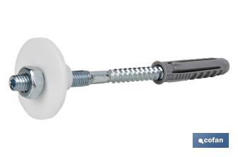 Conjunto de 2 peças de parafusos com porca de ferro | Adequados para lavatório | Disponível em dois tamanhos - Cofan