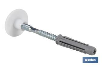 Conjunto de 2 peças de parafusos com porca de ferro | Adequados para lavatório | Disponível em dois tamanhos - Cofan