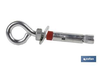 Metallic bolt with shackle - Cofan