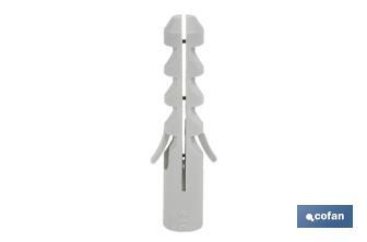 Chevilles en nylon pour échafaudages | Fixation résistante à chaque ancrage | Plusieurs dimensions - Cofan