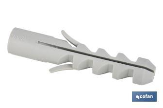 Chevilles en nylon pour échafaudages | Fixation résistante à chaque ancrage | Plusieurs dimensions - Cofan
