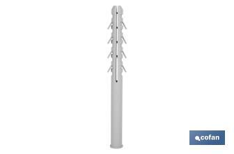 Chevilles en nylon pour échafaudages | Fixation résistante à chaque ancrage | Plusieurs dimensions - Cofan
