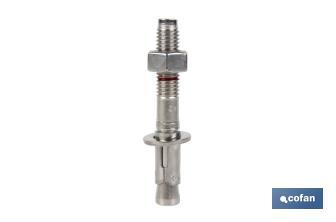 "MTC" through bolt (St. steel) - Cofan
