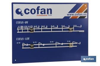 Expositor para abraçadeiras metálicas - Cofan