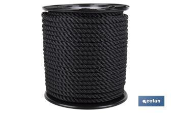 Dock Line Reel | 100% Polyester Multifilaments | Available in several colours and sizes - Cofan