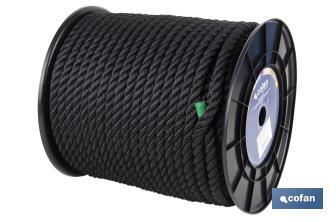 Dock Line Reel | 100% Polyester Multifilaments | Available in several colours and sizes - Cofan