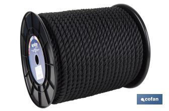 Dock Line Reel | 100% Polyester Multifilaments | Available in several colours and sizes - Cofan