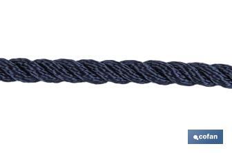 Bobine de Cordage d'Amarrage | Fabriqué 100% en Multifilaments de Polyester | Plusieurs couleurs et mesures à choisir - Cofan