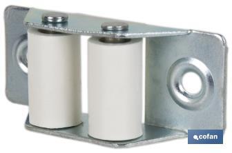 Metal Strap Guide | With Two Nylon Rollers | Several sizes - Cofan