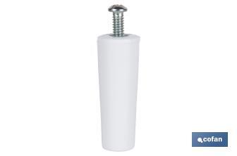 PVC Buffer Stopper for Roller Shutters | Size: 60mm | M6 screw included | Available in different colours - Cofan