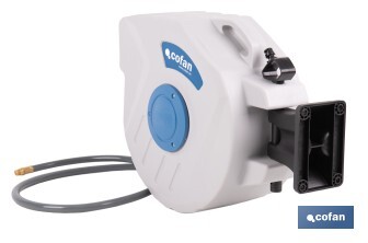 Enrollador Automático de Manguera de Aire | Neumática | Longitud: 15 m | Diámetro: 15 mm - Cofan
