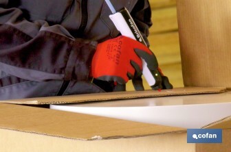 Stylo à colle à fonctionnement à batterie | Barres de colle de ø7 mm | Batterie de 3,6 V - Cofan