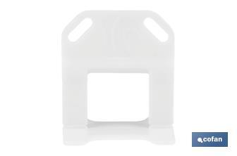 Croisillons autonivelants pour revêtements et séparations des joints | Surface parfaitement nivelée | Différentes dimensions - Cofan