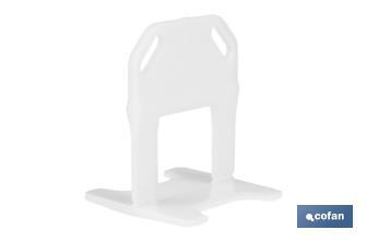 Croisillons autonivelants pour revêtements et séparations des joints | Surface parfaitement nivelée | Différentes dimensions - Cofan
