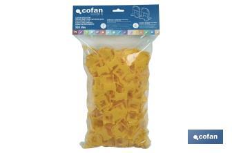 Croisillons autonivelants pour revêtements et séparations des joints | Surface parfaitement nivelée | Différentes dimensions - Cofan
