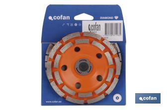 Double Ring Disc for Masonry - Cofan