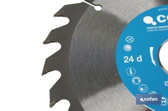 Circular saw blade | Suitable for cutting wood | Available in different teeth | Available in wide range of sizes - Cofan