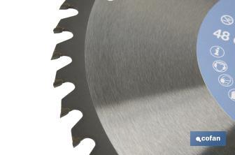 Mitre saw blade | Suitable for cutting wood | Available in different teeth | Available in different sizes - Cofan