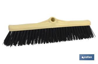 Brosse industrielle pour balayeur | Fibres en plastique effilées | Largeur de 50 cm - Cofan