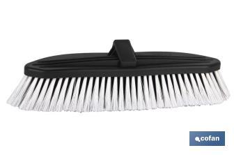 Cepillo para lavar coches profesional | Con canal de agua | Fabricado en PVC - Cofan