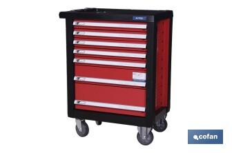 Carro Herramientas 7 cajones Mod.Security - Cofan