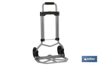 Folding steel hand truck | Non-slip bottom plate | Size: 365 x 380 x 960mm
 - Cofan