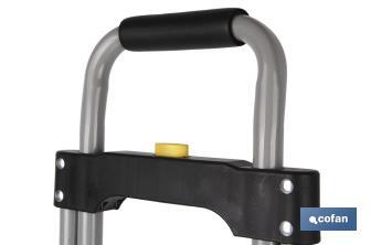 Folding steel hand truck | Non-slip bottom plate | Size: 365 x 380 x 960mm
 - Cofan