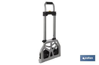 Folding steel hand truck | Non-slip bottom plate | Size: 365 x 380 x 960mm
 - Cofan