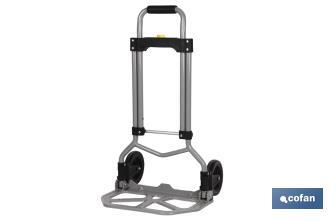 Folding steel hand truck | Non-slip bottom plate | Size: 365 x 380 x 960mm
 - Cofan