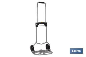 Folding steel hand truck | Non-slip bottom plate | Size: 365 x 380 x 960mm
 - Cofan