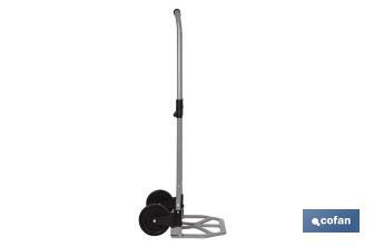 Folding steel hand truck | Non-slip bottom plate | Size: 365 x 380 x 960mm
 - Cofan