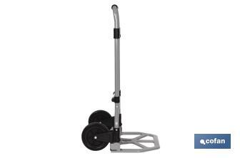 Folding steel hand truck | Non-slip bottom plate | Size: 365 x 380 x 960mm
 - Cofan