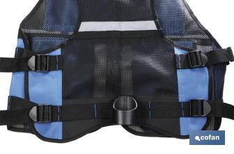 Multi pocket adjustable tool vest with reflective strips - Cofan