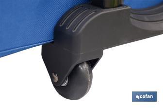 TROLLEY de ferramentas com vários bolsos e rodas resistentes | Dimensões: 45 x 24 x 42 cm - Cofan