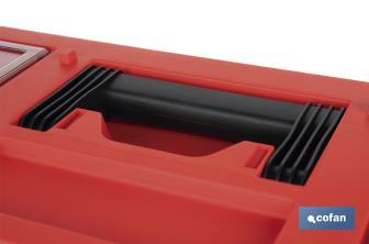 Caixa de ferramentas semi-profissional com fechos ABS | Disponível em vários tamanhos - Cofan
